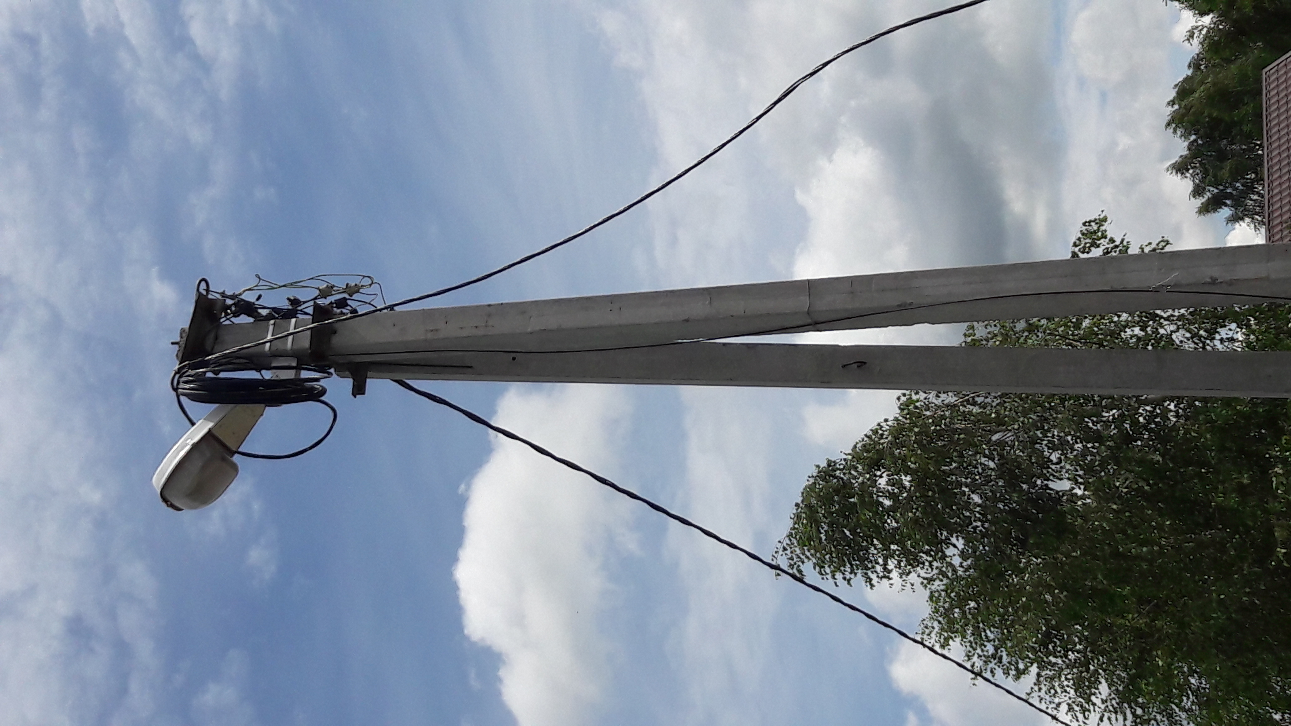 Бетонный столб для электричества своими руками