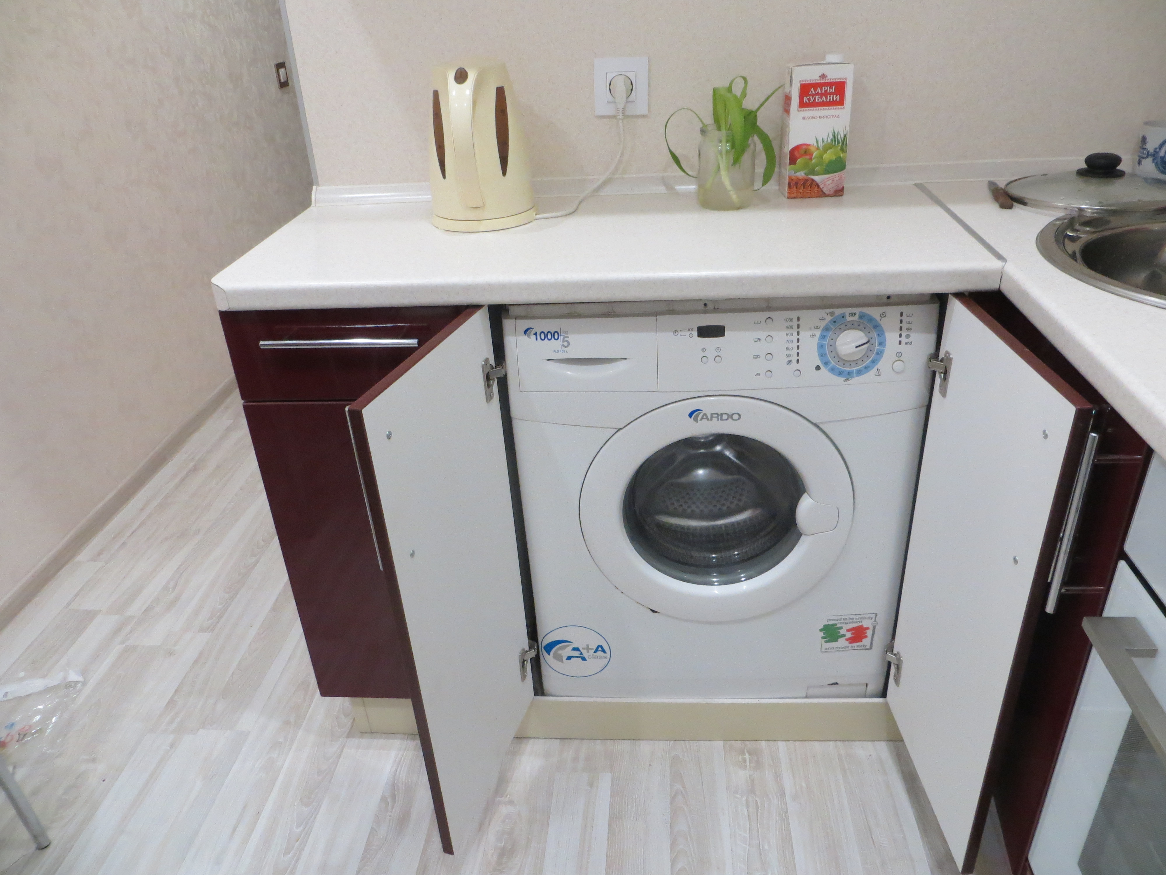 Встраиваемая стиральная машина Ardo 40 см