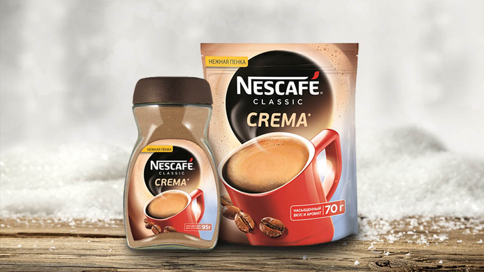 Нескафе крема купить. Кофе Нескафе Классик крема. Nescafe Classic crema. Кофе Нескафе Классик крема пакет. Кофе Нескафе Классик крема 95г.