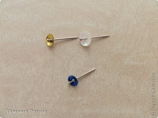 Брадсы 4-5 мм, набор 20 шт. Декоративные гвоздики. Набор брадсов, арт. Гвоздик для рукоделия. Булавки гвоздики.