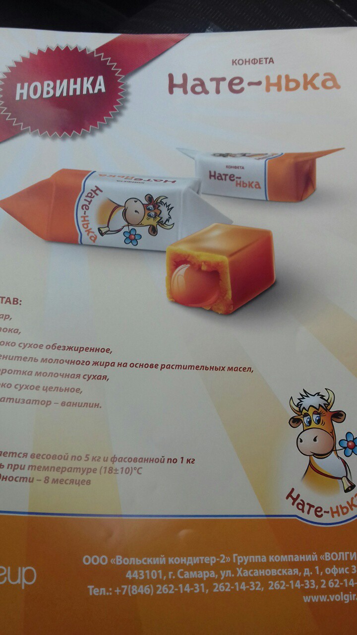 Конфеты фабрики Микаэлло