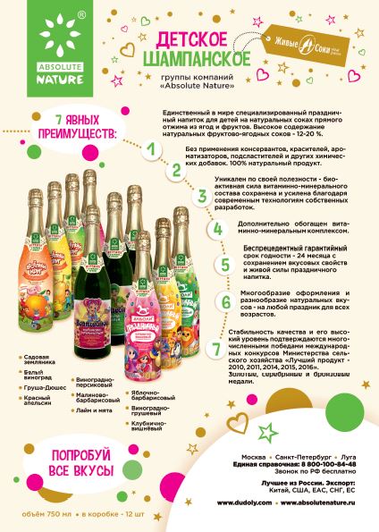 Детское Шампанское Купить В Спб