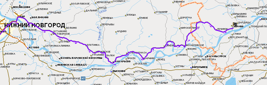 Карта юрино марий эл с улицами и зданиями
