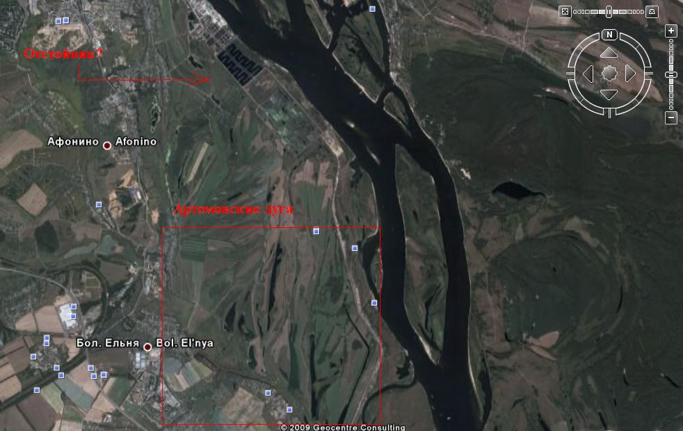 Артемовские луга карта нижний новгород