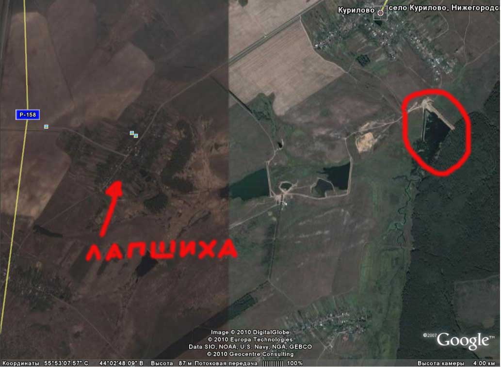 Карта п курилово