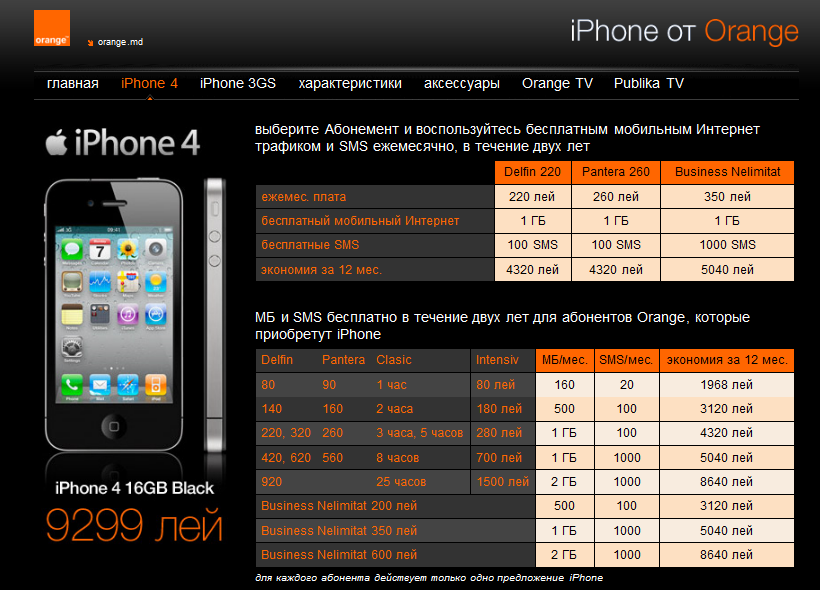 Мобильный интернет трафик 4. Iphone 3gs спецификации. Orange выбрать номер.