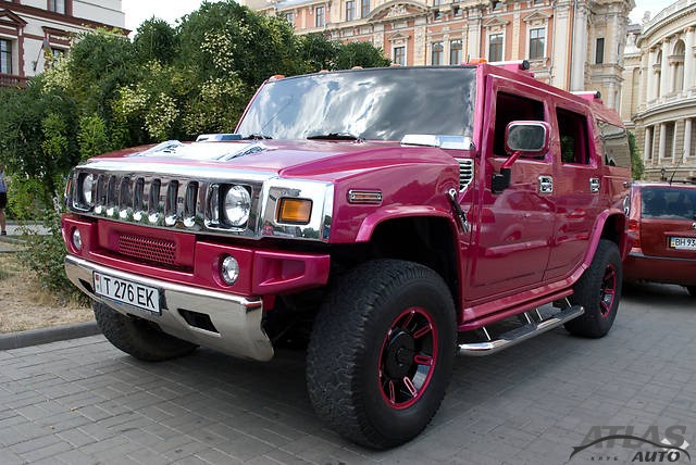 Hummer h2 розовый