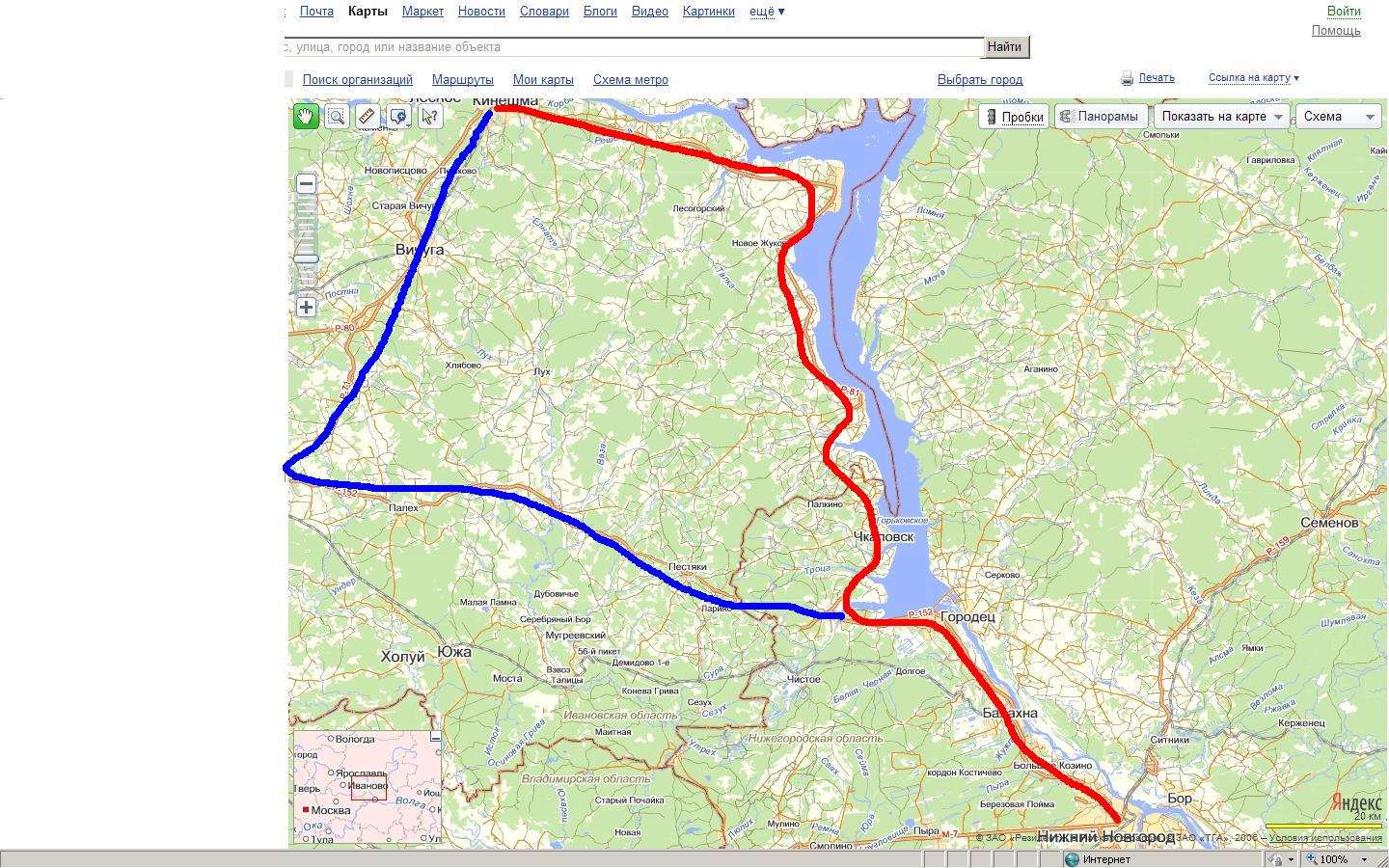 Гавриловка нижегородская область карта