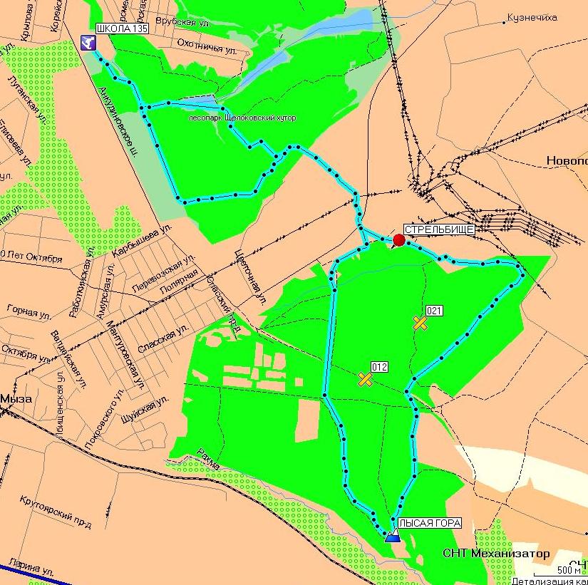 Анкудиновский парк карта