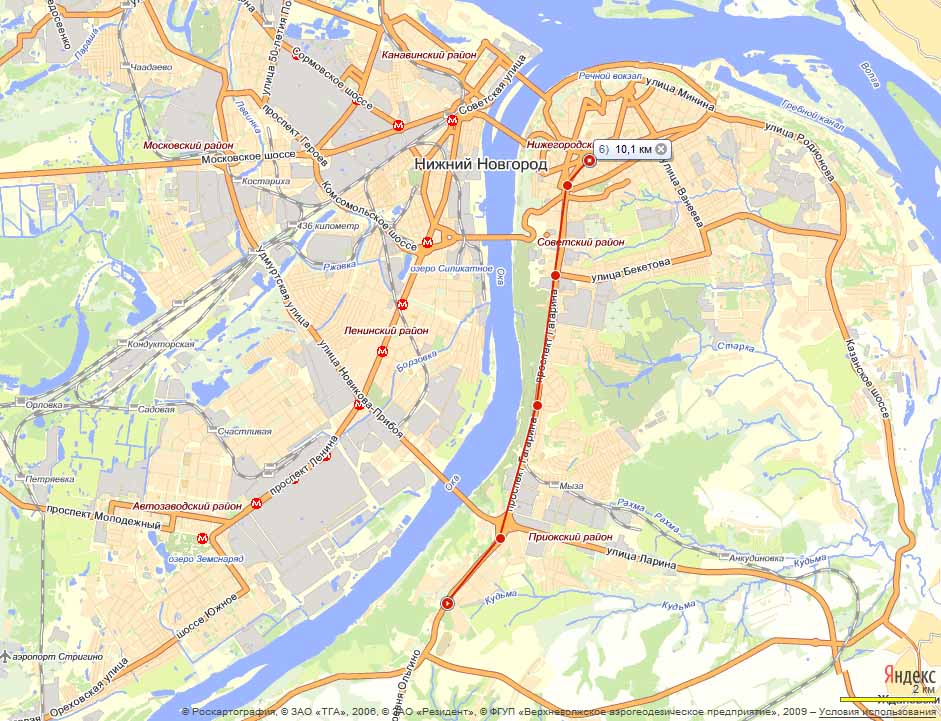 Пл горького нижний новгород карта