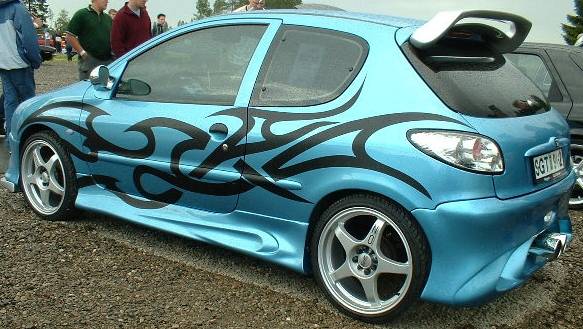 Аэрография на Daewoo Matiz на Красном