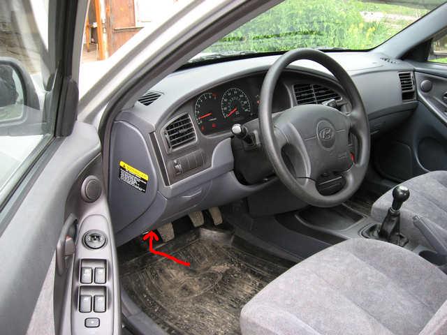 hyundai elantra 4 диагностический разъём