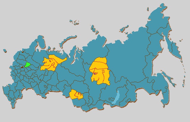 На что похожа карта россии