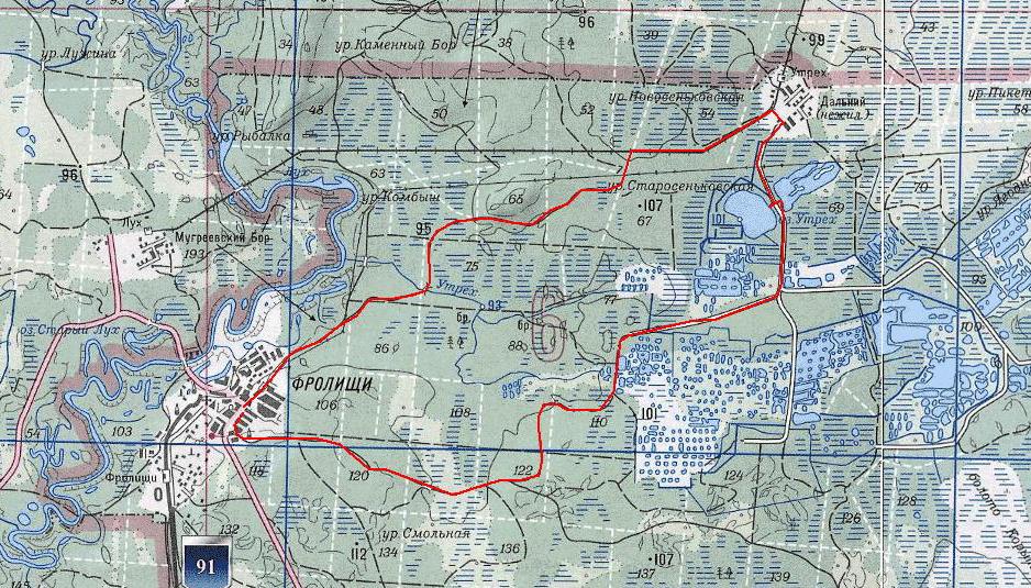 Пурех нижегородская область карта