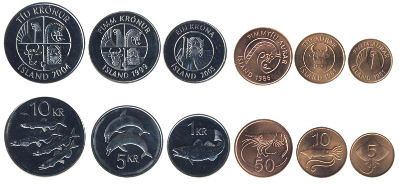 Купюры исландии