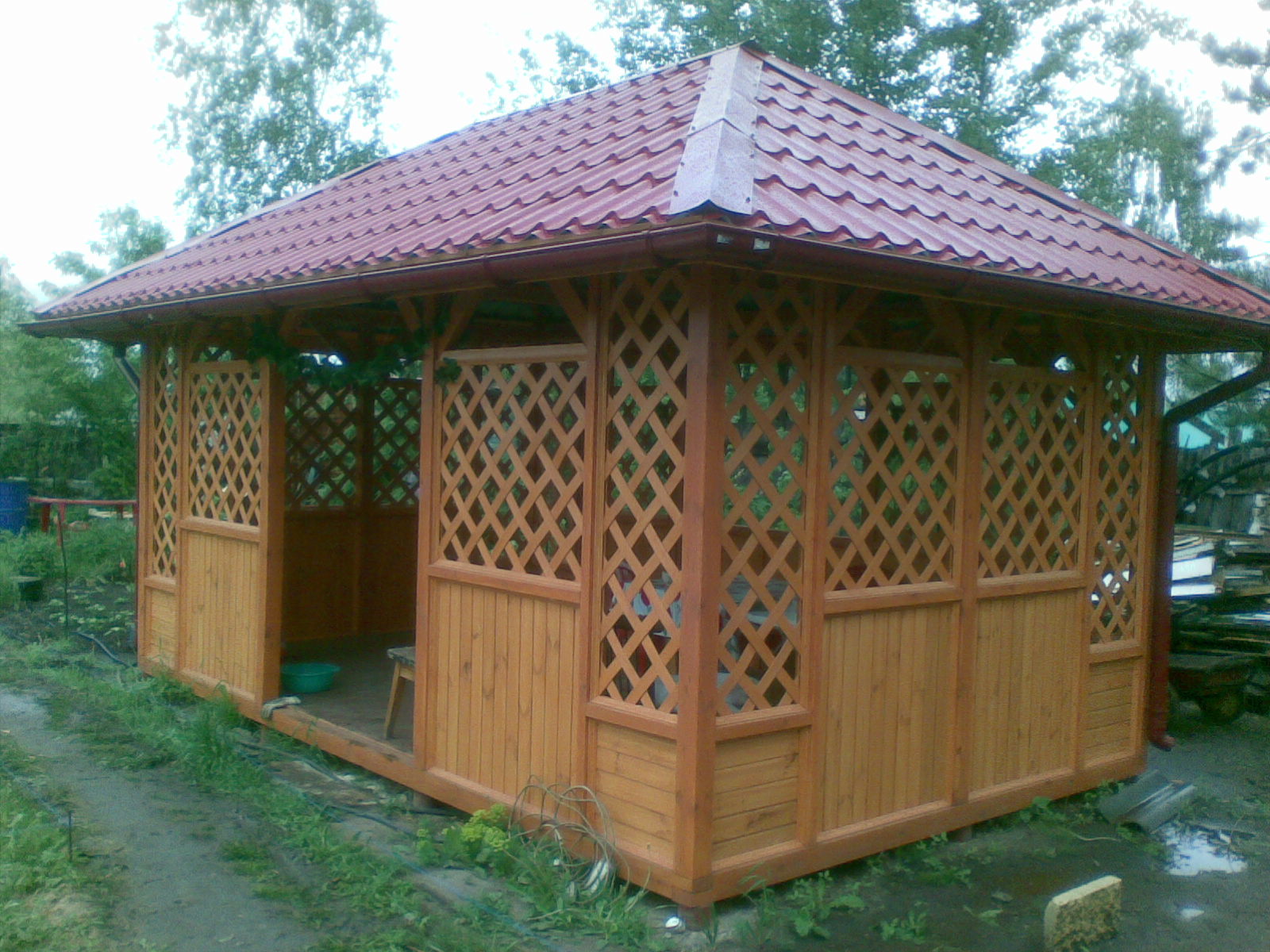 Деревянные беседки под ключ