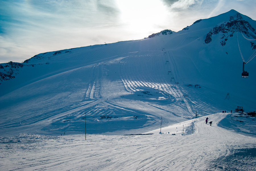 Tignes Франция горнолыжный курорт
