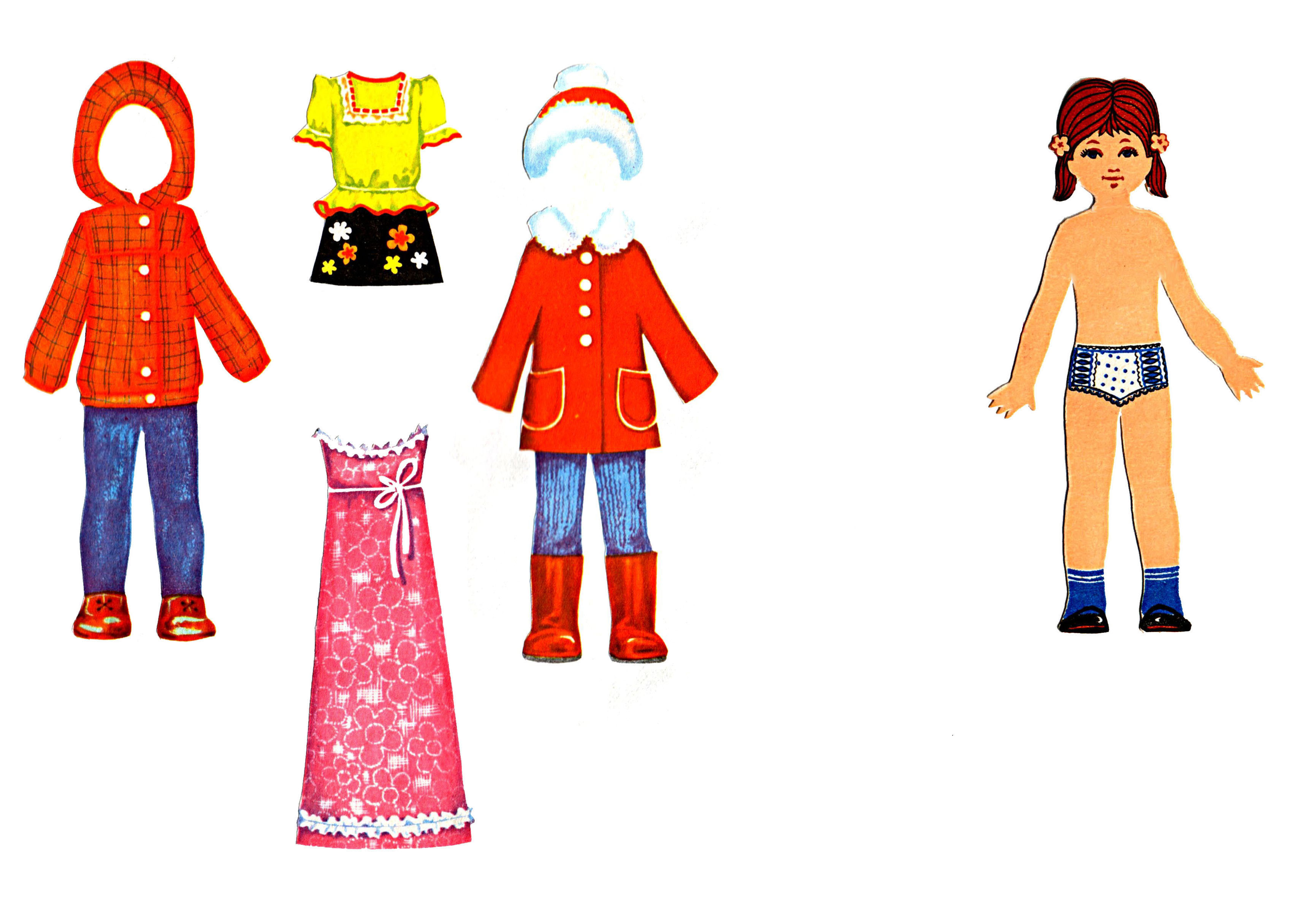 Кукла одевала играть. Бумажная кукла Машенька СССР. Бумажные куклы с одеждой. Кукла с одеждой для детей. Кукла для одевания.