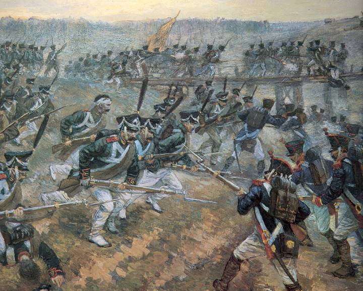 Грибоедов принимал участие в сражении при бородино. Битва бородино 1812. штыковая атака 1812 года.