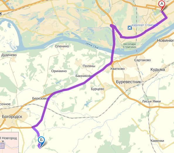 Дуденево нижегородская область карта