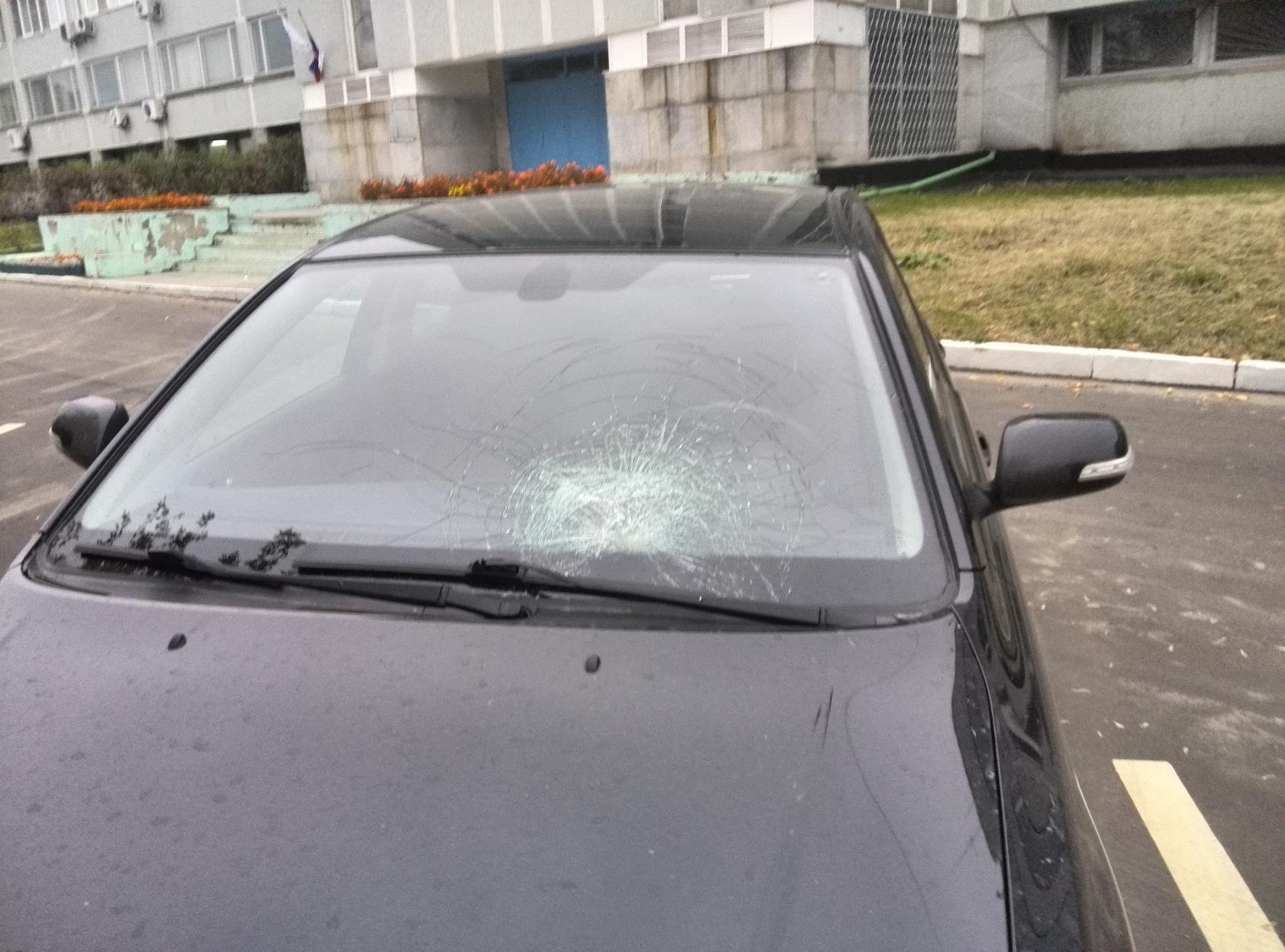 скол на лобовом стекле. машина с трещиной на лобовом стекле. можно ли ездить с треснутым. круглая трещина на лобовом стекле. трещина на лобовом.