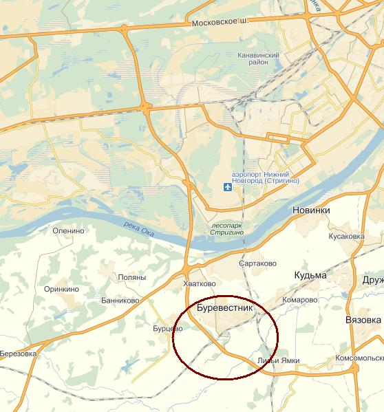 Сартаково карта нижегородская область