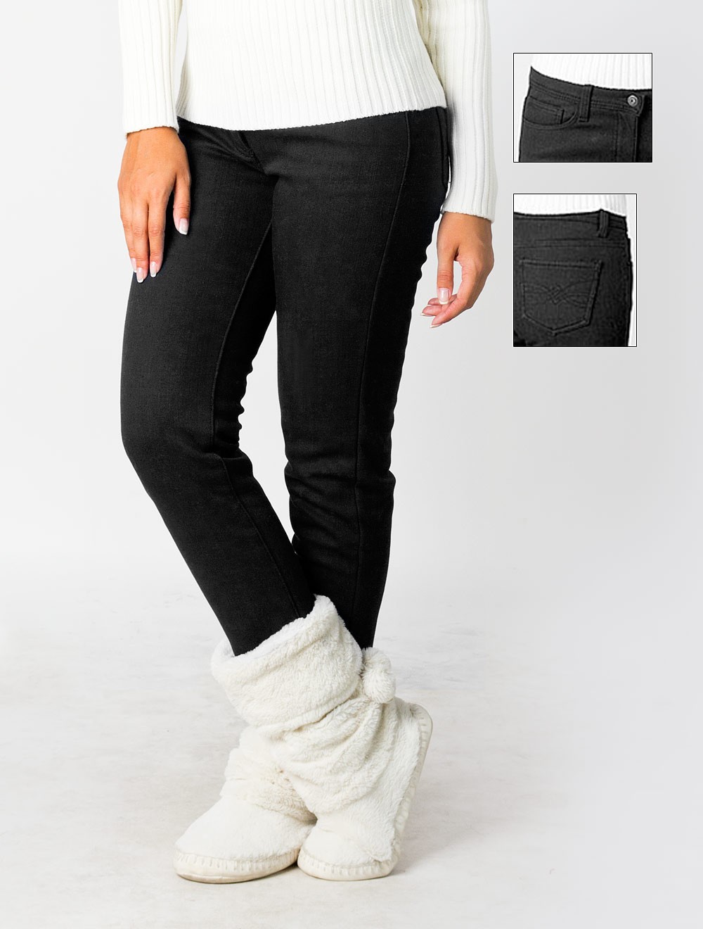 Джинсы женские утепленные Ozon