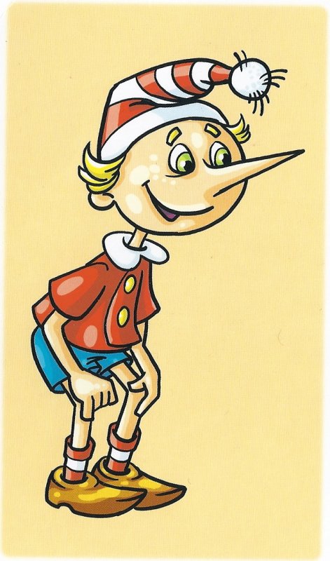 Рисунок лицо буратино