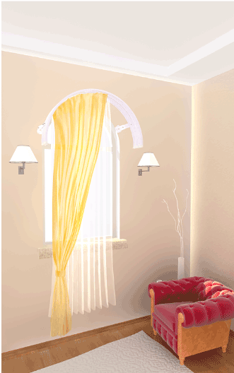 Арочный Карниз Для Штор Купить