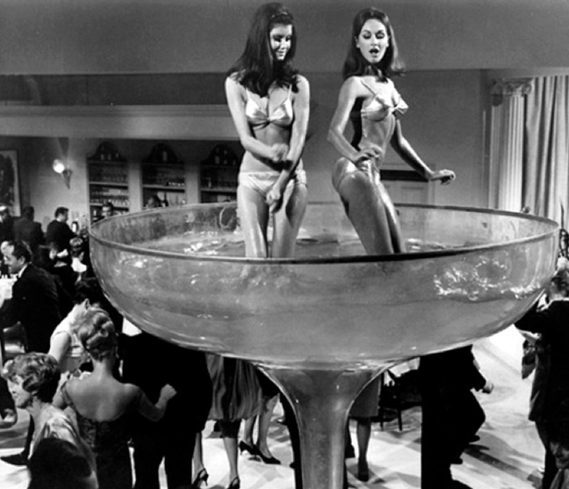 Girl retro pool talking dirty
