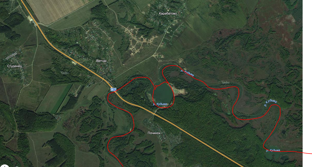 Карта кудьма нижегородская область