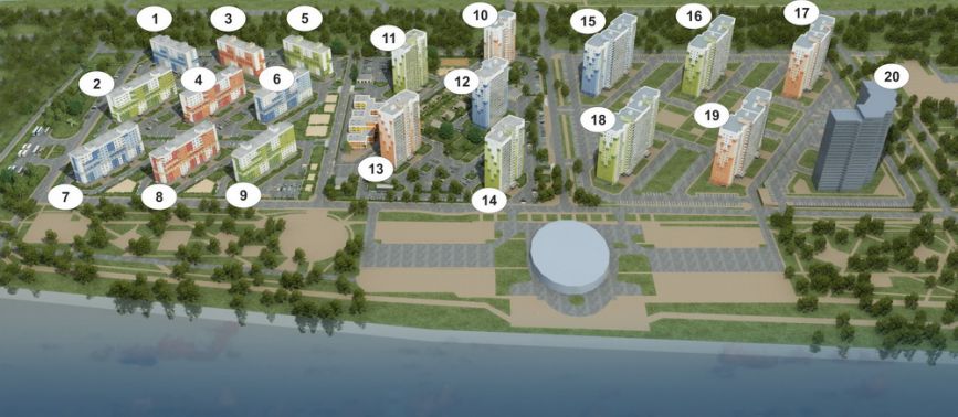 Анкудиновский парк план застройки