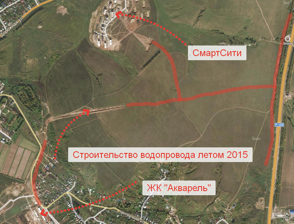 Карта окский берег