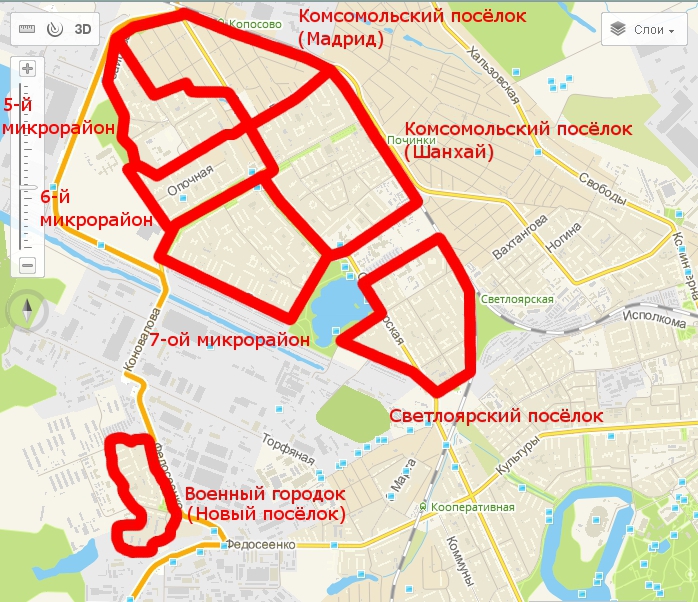 Н новгород 7 микрорайон карта
