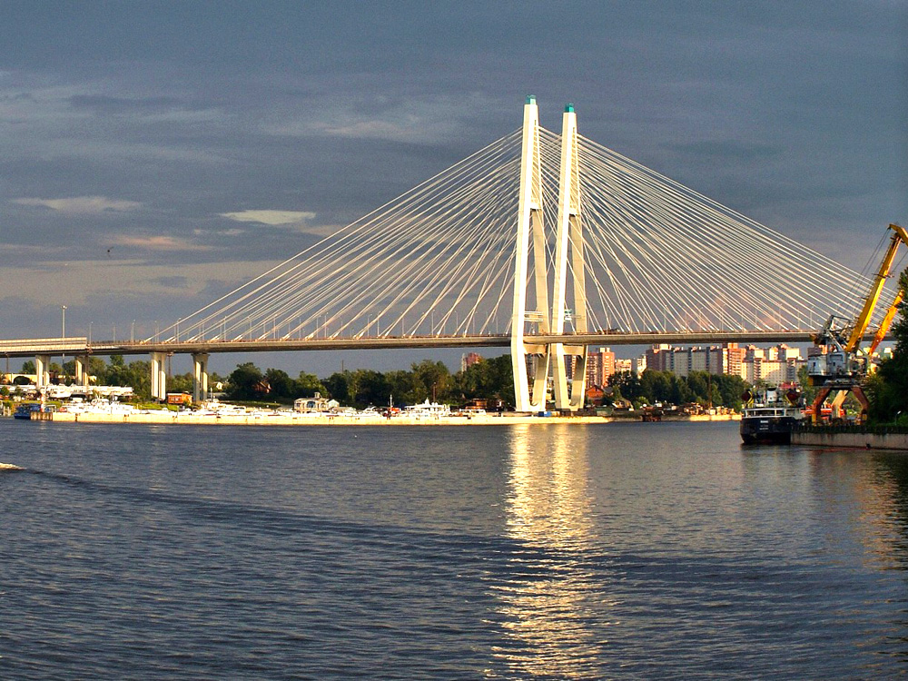 Вантовый мост в санкт петербурге