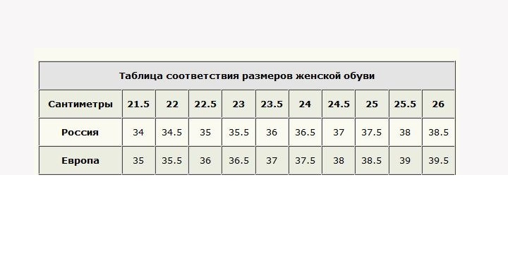 Размеры обувь жен ANTA.JPG- Viewing image -The Picture Hosting