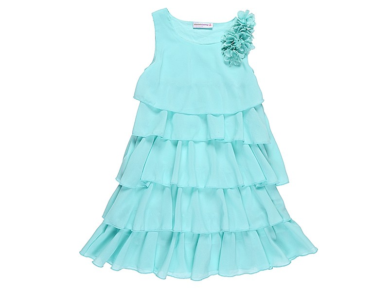Бирюзовое Платье Детское фото 2