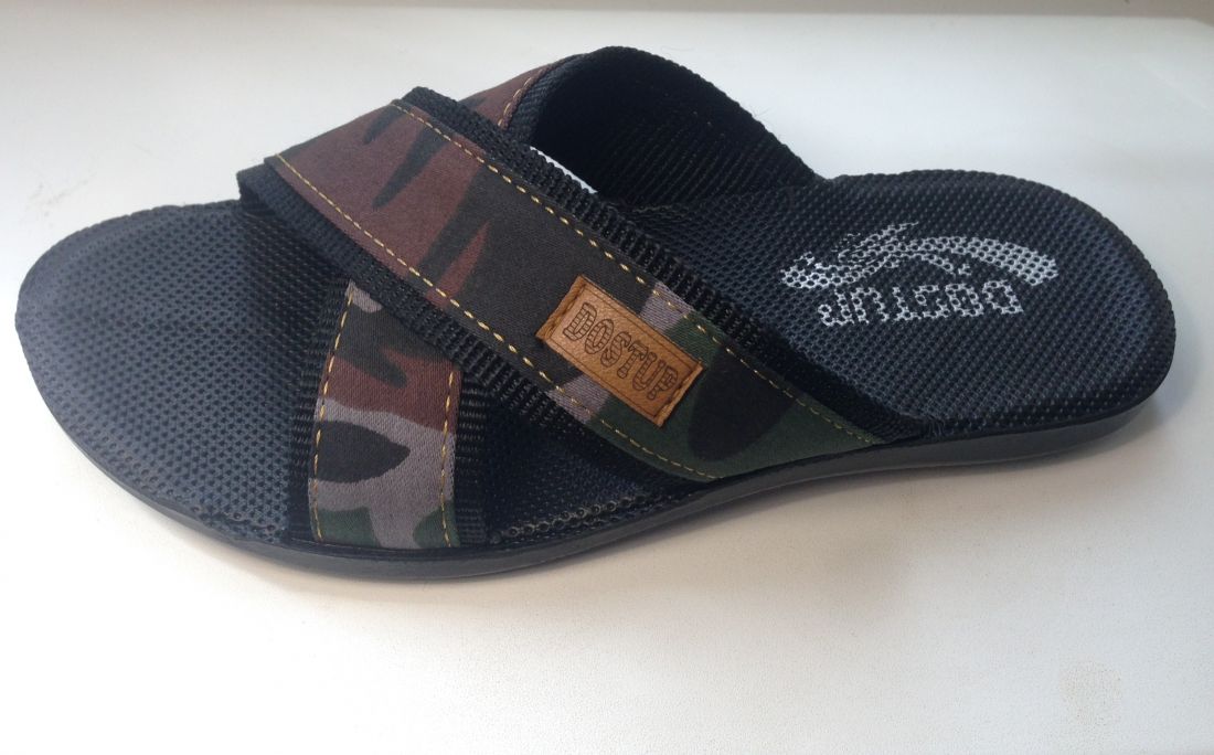 Купить Мужские Шлепанцы Из Джинсовой Ткани