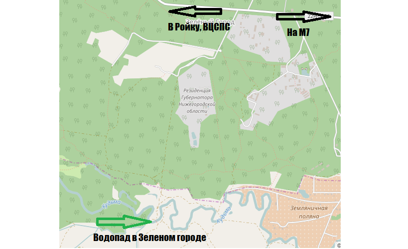 Нижний новгород зеленый город карта
