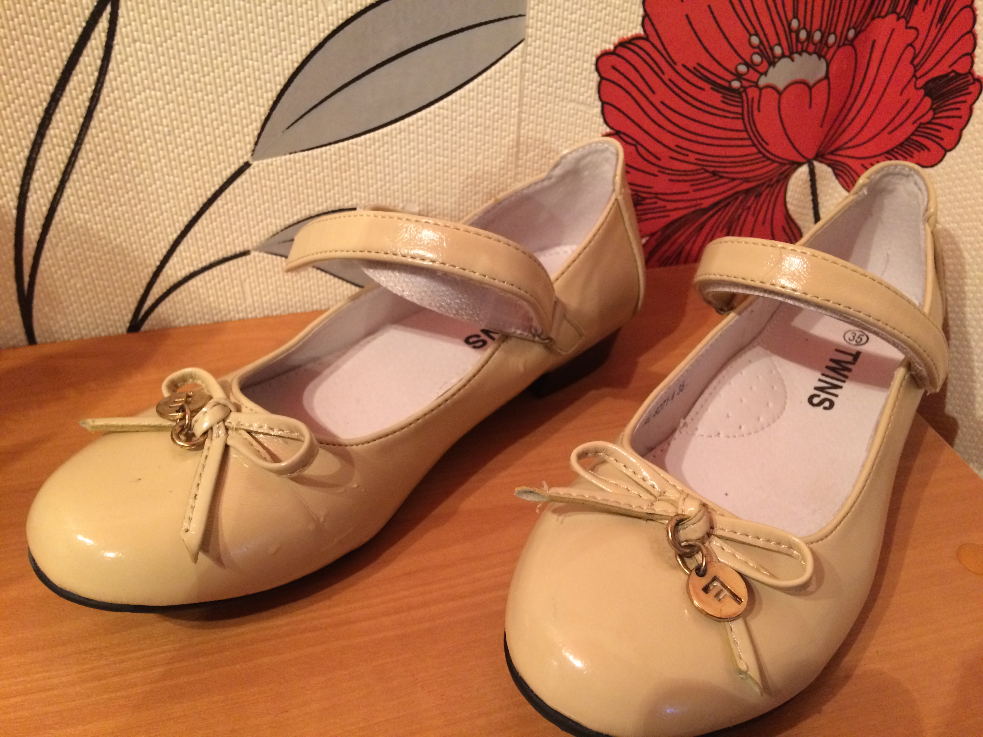 туфли детские 35. 918311/02-01 туфли детские (для девочки ) р-р. школьные туфли. туфли детские 35. туфли для девочки, белый.