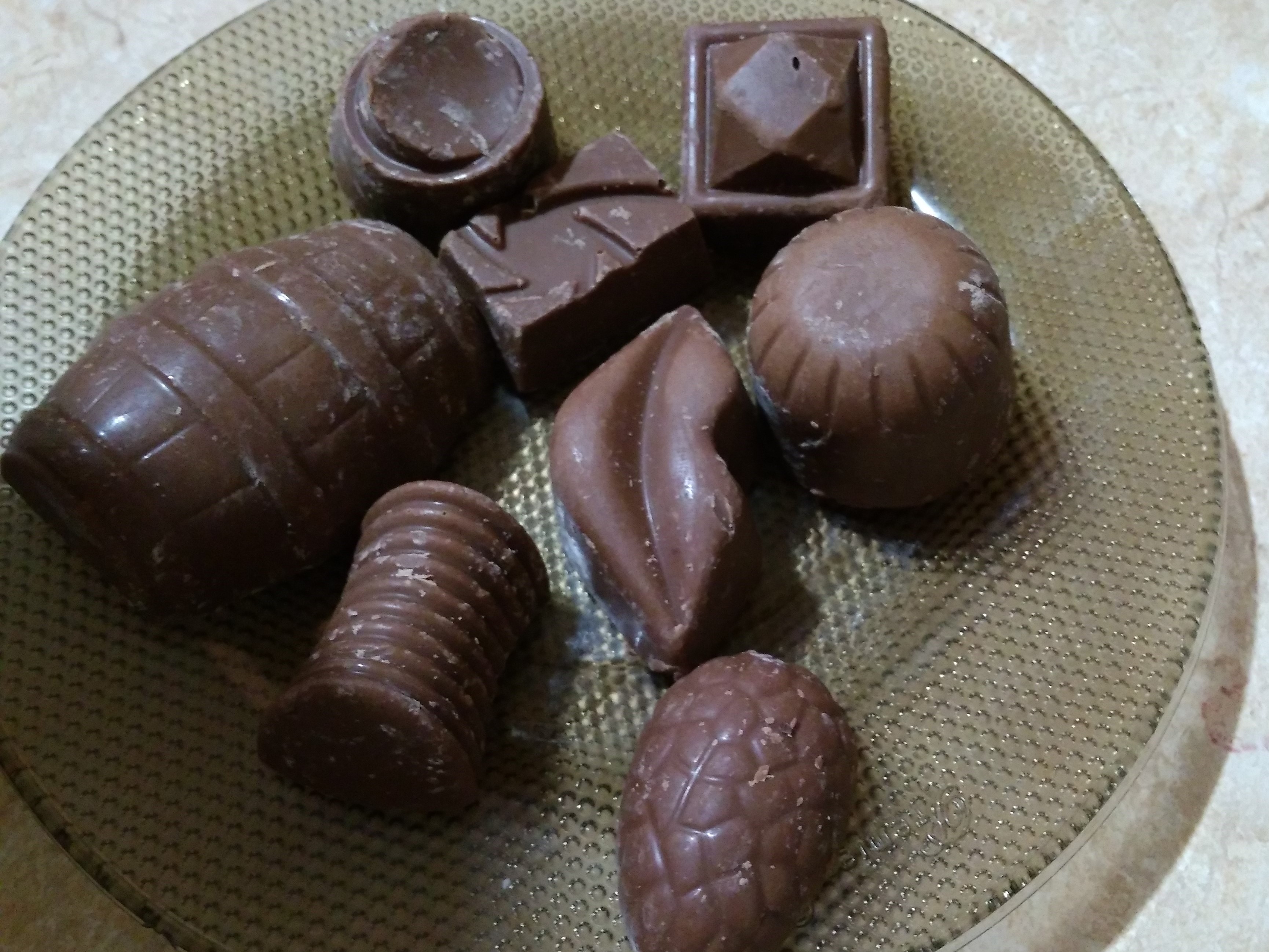 Фигурные конфеты шоколадные
