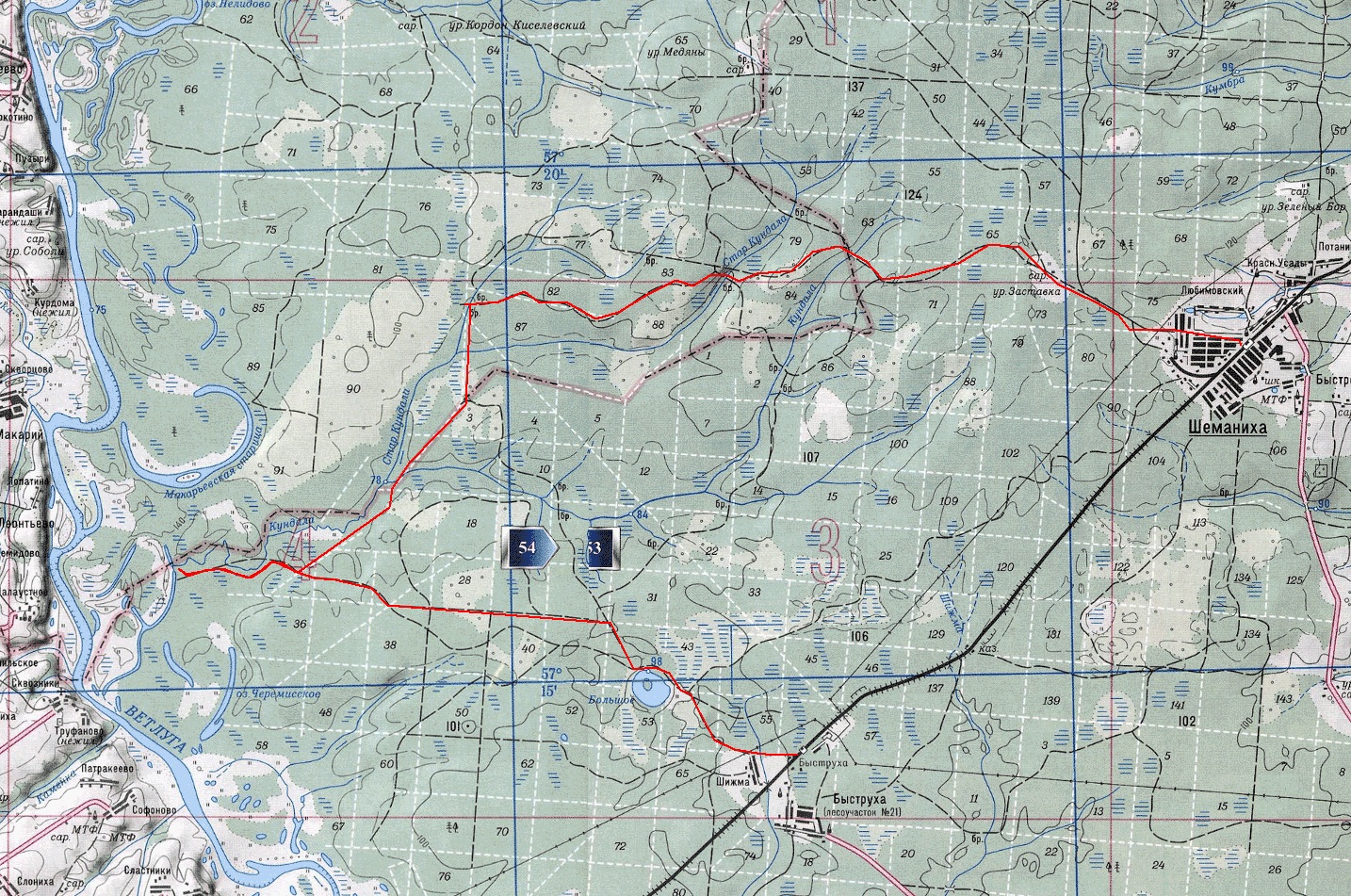 Пешки парк карта