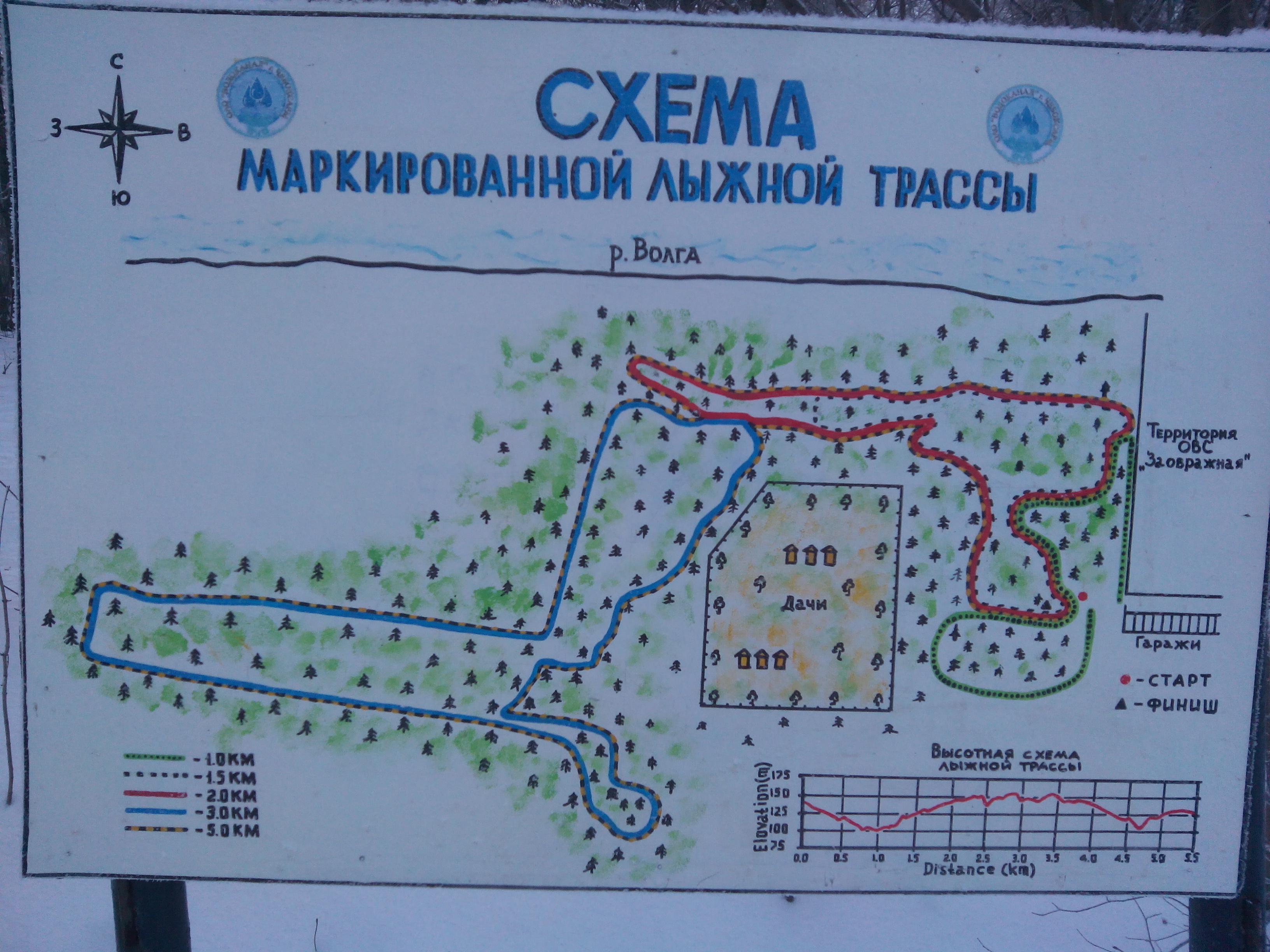 Охта парк карта