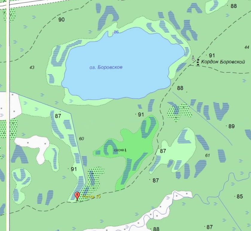Озеро святое нижегородская область карта