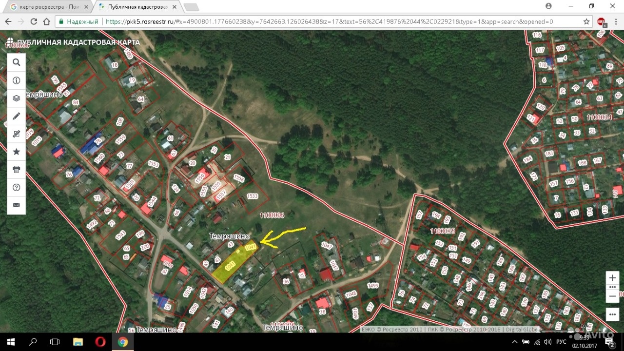 Публичная кадастровая карта нижегородской области борский район