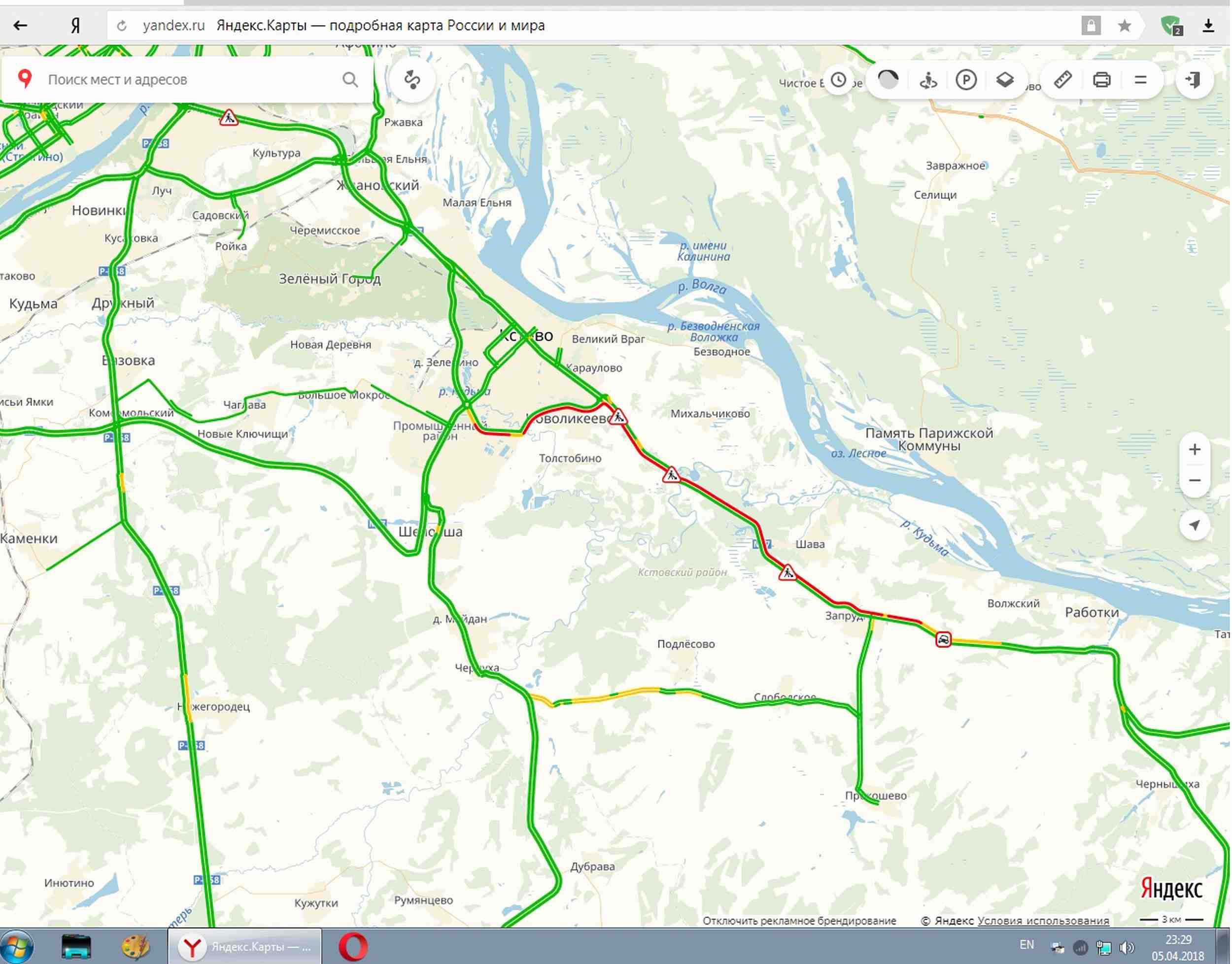 Безводное кстовский район карта