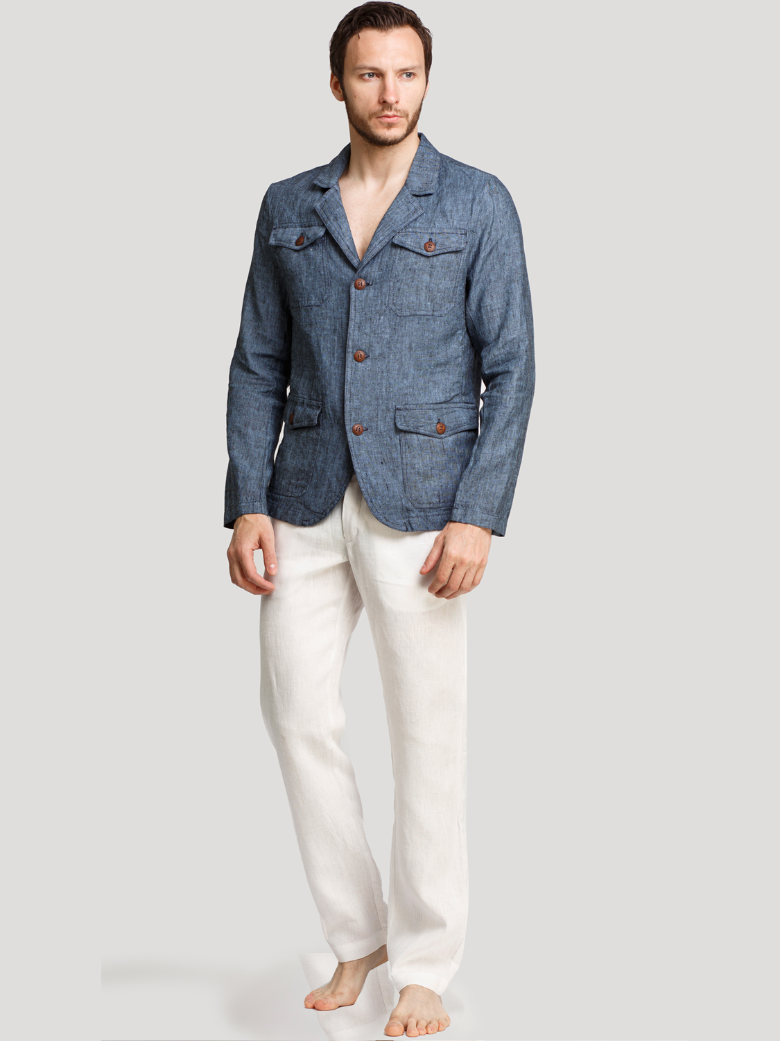 Льняной пиджак мужской Urban Knights. Льняной пиджак John Varvatos