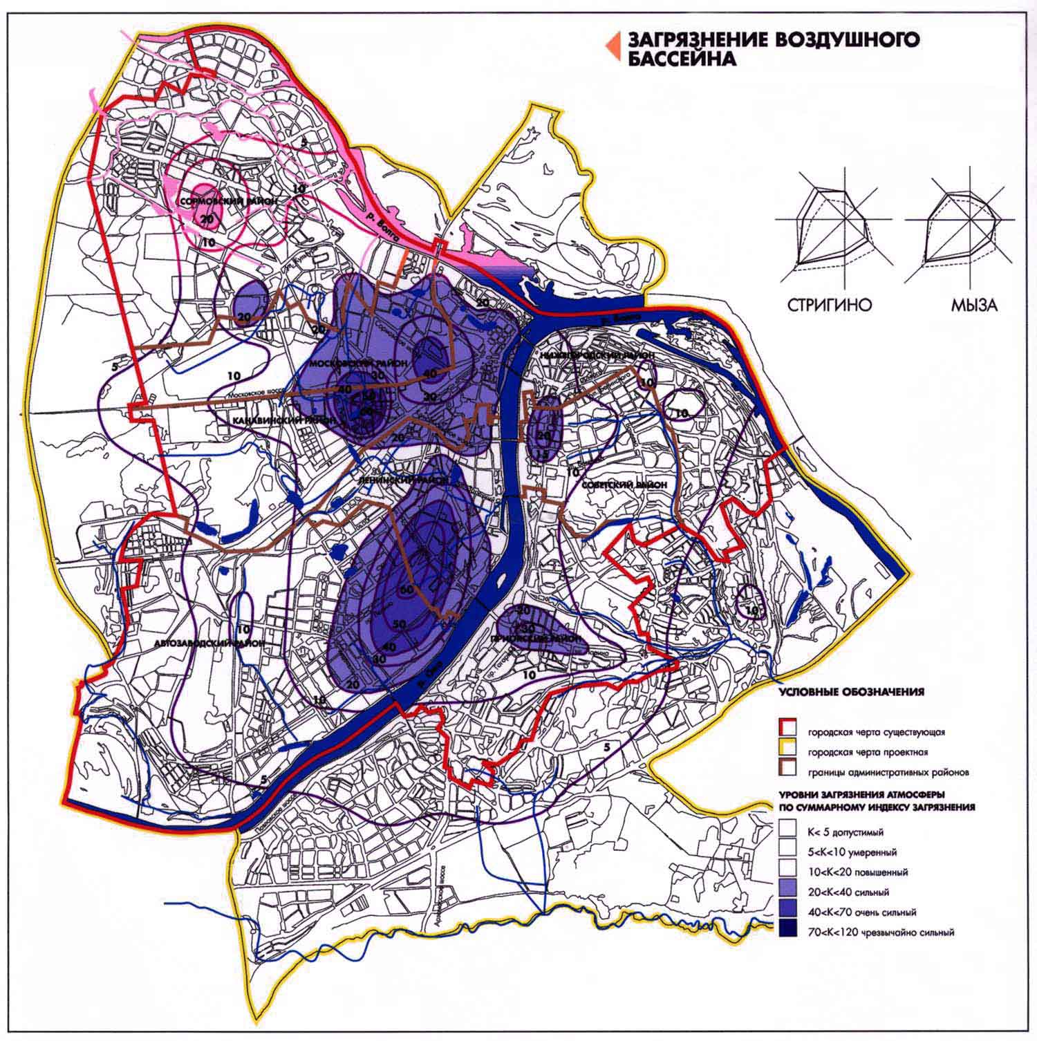 Экологическая карта нижнего новгорода
