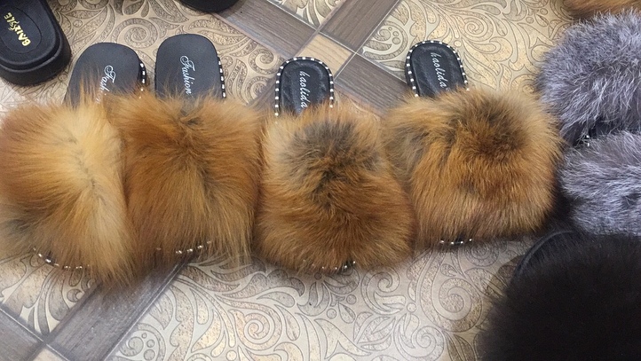 Тапочки Женские Из Натурального Меха Купить