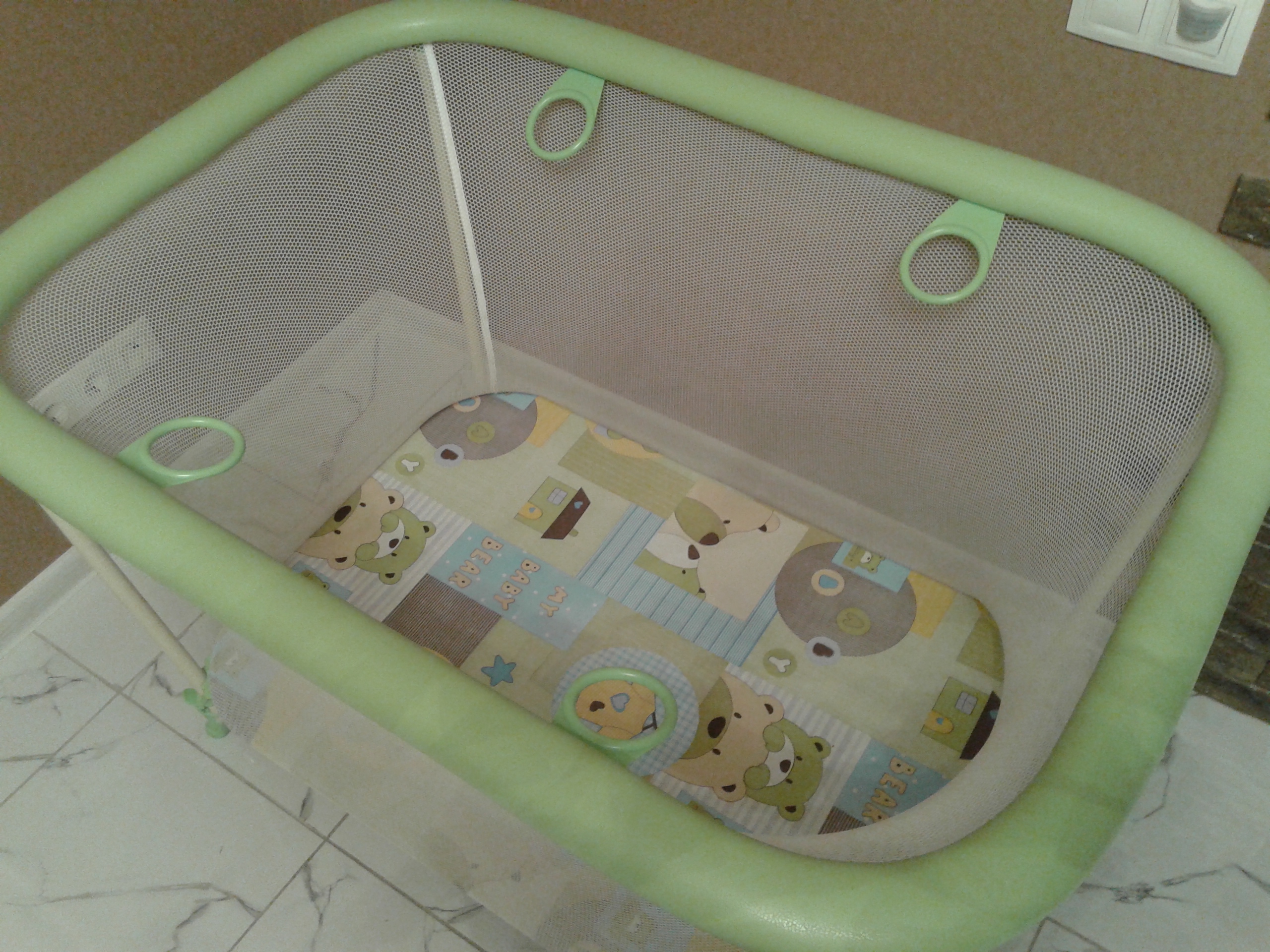 Манеж Детский Складной Arena Синий Babycare Купить